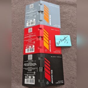 Mercedes AMG Fragrance Set - Black, Red, Gray